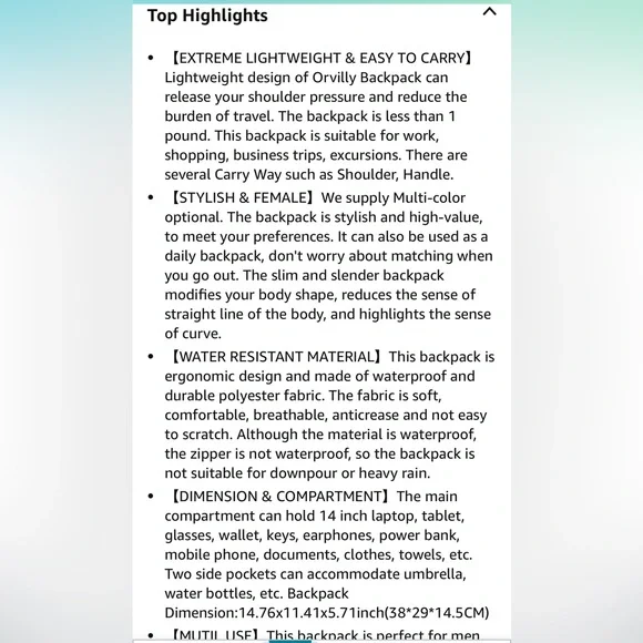 Backpack tote - Picture 11 of 11